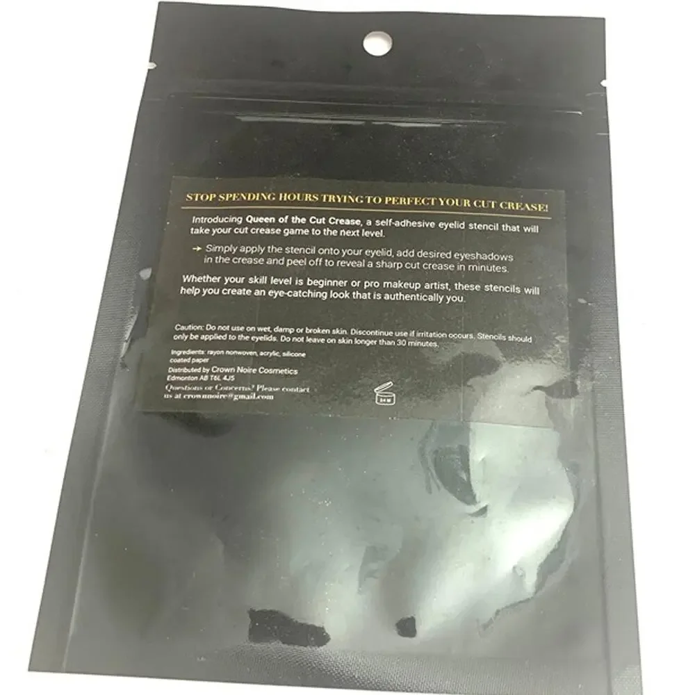 Crown Noire Cosmetics – Queen of the Cut Crease™ Self-Adhesive Cut Crease Stenci